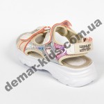 Детские босоножки Lilin Shoes B058-1-1 золото большие